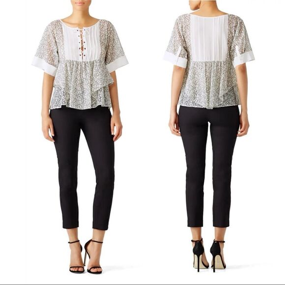 Marissa Webb Katia Short Sleeve Blouse - Picture 10 of 10